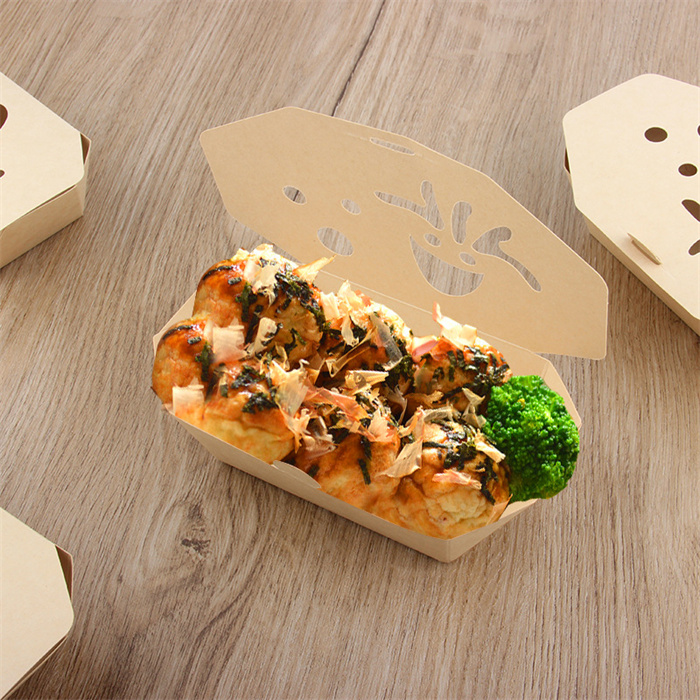kraft takoyaki box from DisposablesInc.com. The best import service in China. Import your disposable items and products from us.